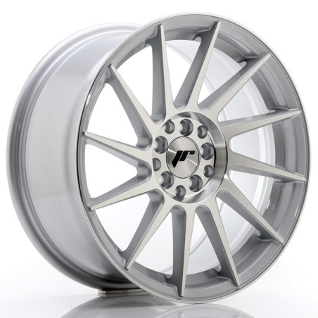 Jante Japan Racing JR-22 17x8 Gris Argenté / Poli