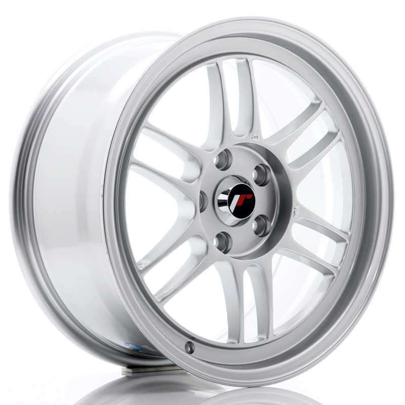 Jante Japan Racing JR-7 17x8 Gris Argenté / Poli