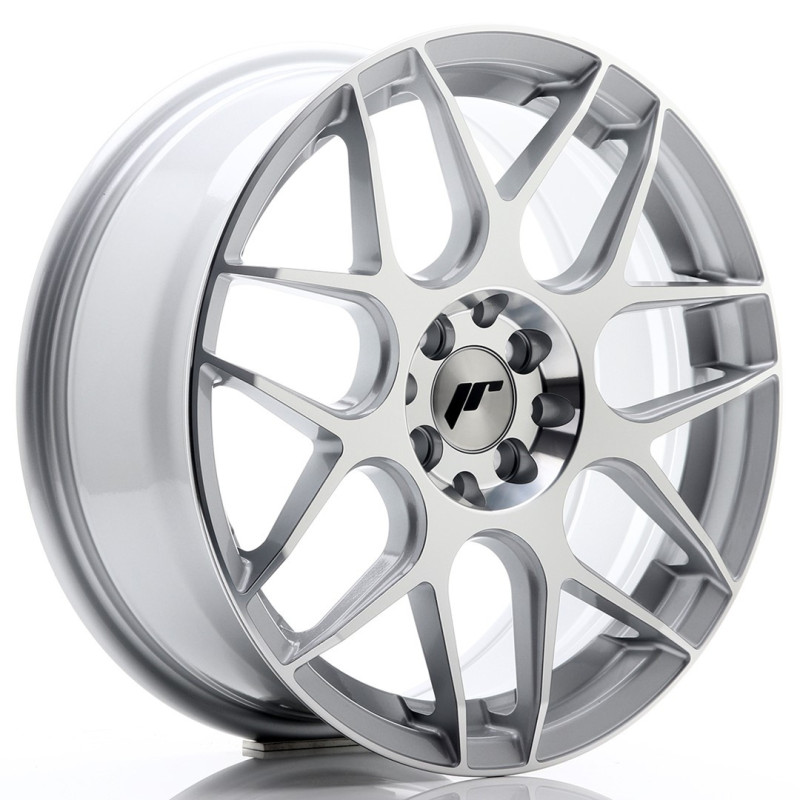 Jante Japan Racing JR-18 17x7 Gris Argenté / Poli