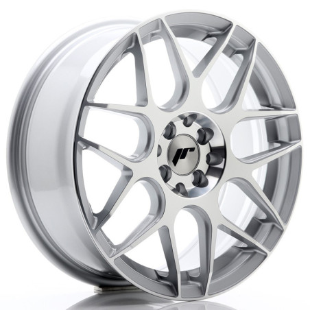 Jante Japan Racing JR-18 17x7 Gris Argenté / Poli