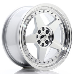 Jante Japan Racing JR-6 17x8 Gris Argenté / Poli
