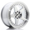 Jante Japan Racing JR-6 17x8 Gris Argenté / Poli