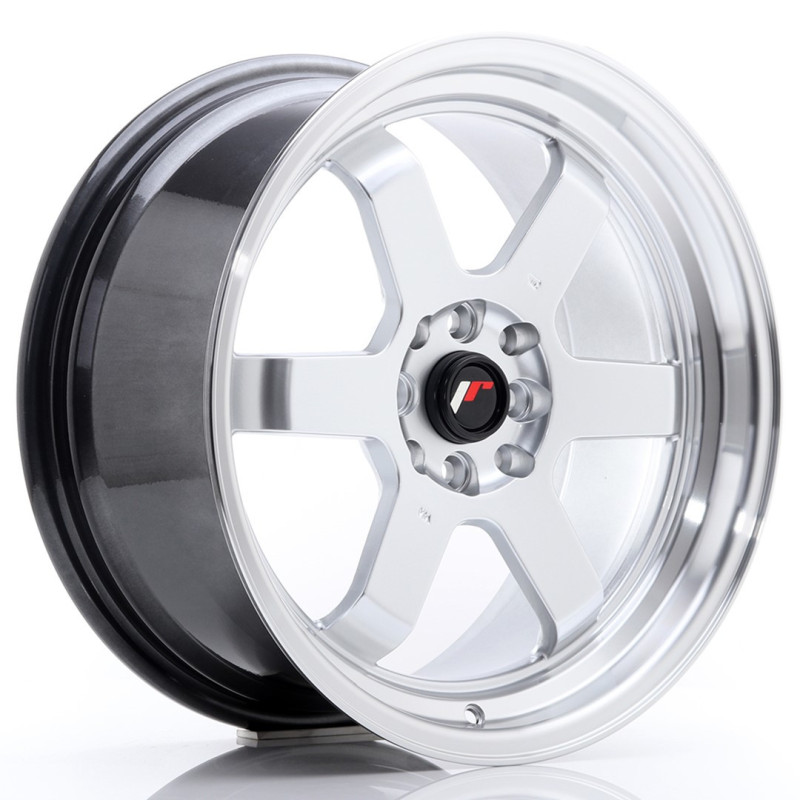 Jante Japan Racing JR-12 17x8 Gris Argenté / Poli