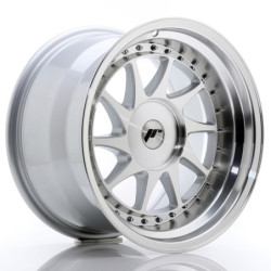 Jante Japan Racing JR-26 17x10 Gris Argenté / Poli