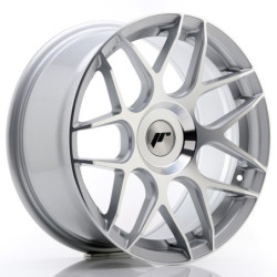 Jante Japan Racing JR-18 17x8 Gris Argenté / Poli