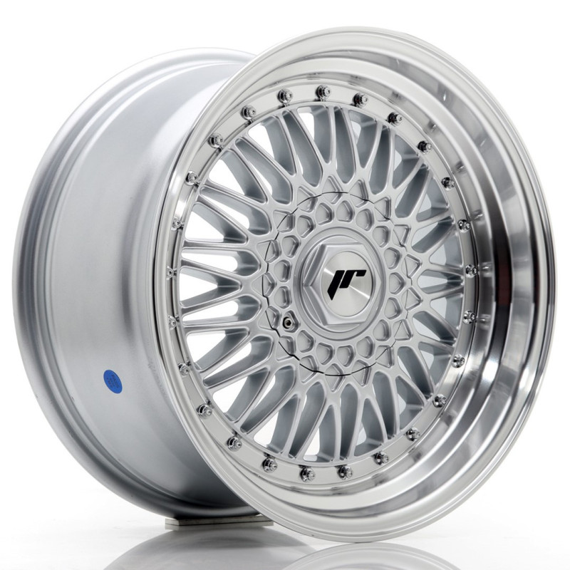 Jante Japan Racing JR-9 17x8.5 Gris Argenté / Poli