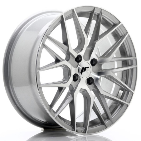 Jante Japan Racing JR-28 17x8 Gris Argenté / Poli