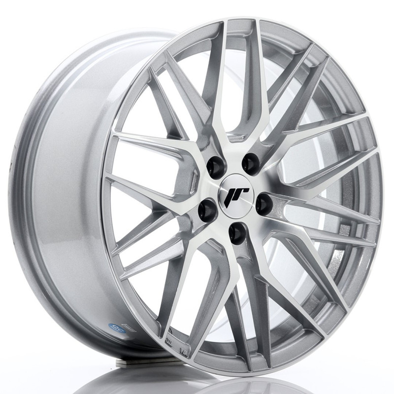 Jante Japan Racing JR-28 17x8 Gris Argenté / Poli