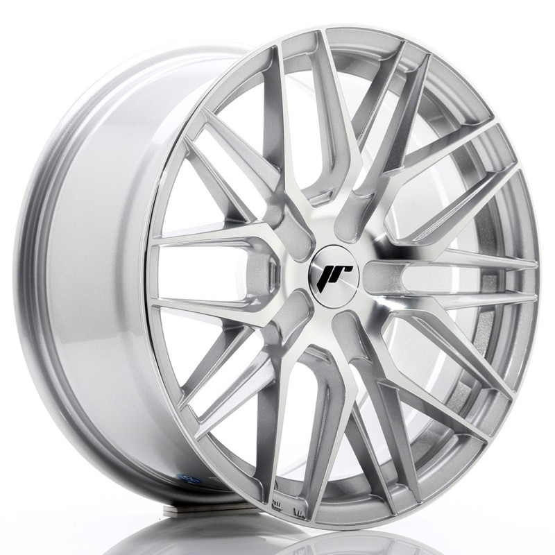 Jante Japan Racing JR-28 17x8 Gris Argenté / Poli