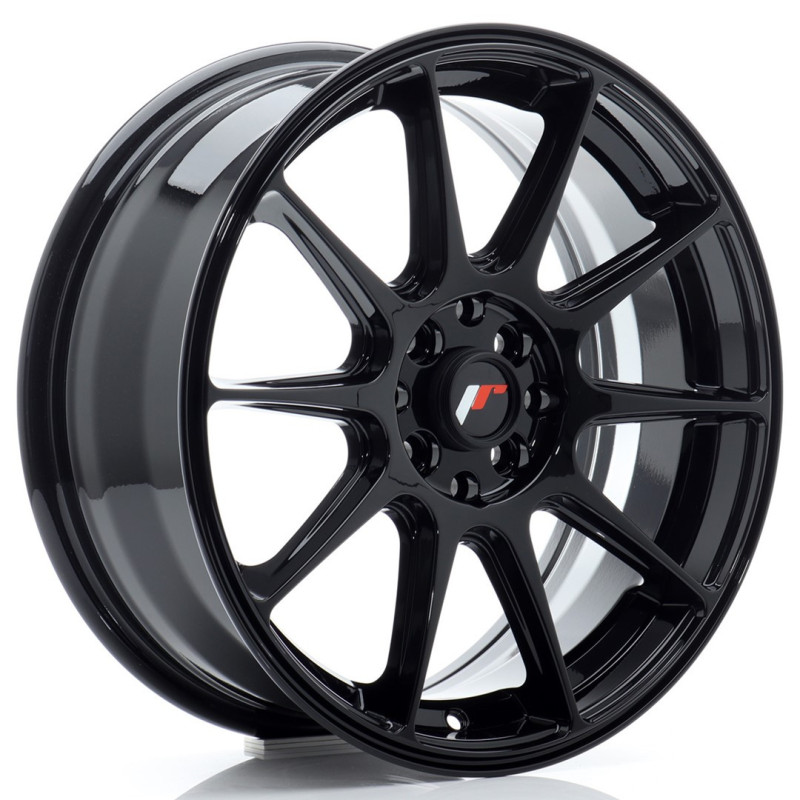 Jante Japan Racing JR-11 17x7 Noir / Brillant