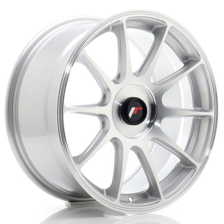 Jante Japan Racing JR-11 17x8 Gris Argenté / Poli