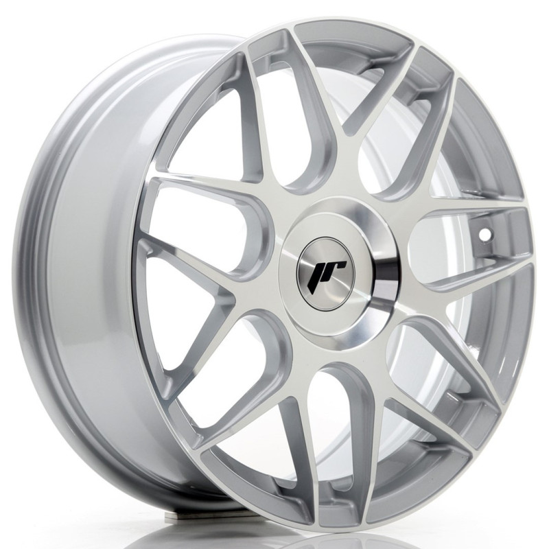 Jante Japan Racing JR-18 17x7 Gris Argenté / Poli