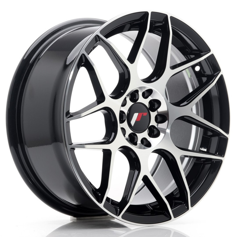 Jante Japan Racing JR-18 17x8 Noir / Brillant