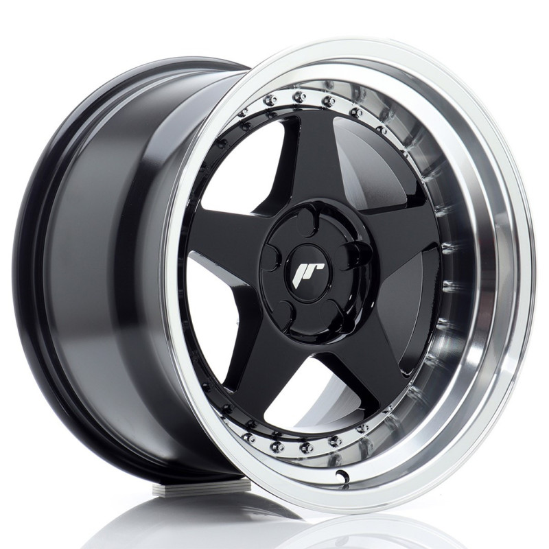 Jante Japan Racing JR-6 17x10 Noir / Brillant