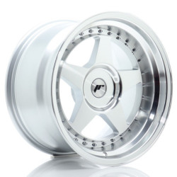 Jante Japan Racing JR-6 17x10 Gris Argenté / Poli