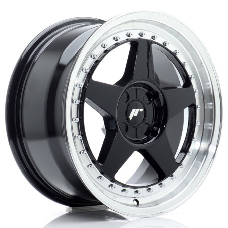 Jante Japan Racing JR-6 17x8 Noir / Brillant