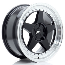 Jante Japan Racing JR-6 17x8 Noir / Brillant