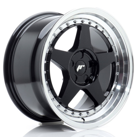 Jante Japan Racing JR-6 17x9 Noir / Brillant