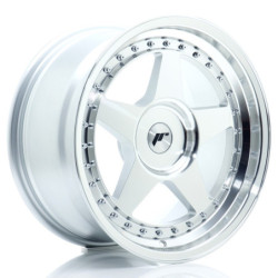 Jante Japan Racing JR-6 17x9 Gris Argenté / Poli