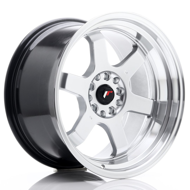 Jante Japan Racing JR-12 18x10 Gris Argenté / Poli