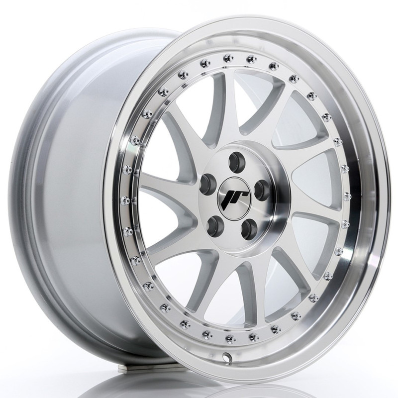 Jante Japan Racing JR-26 18x8.5 Gris Argenté / Poli