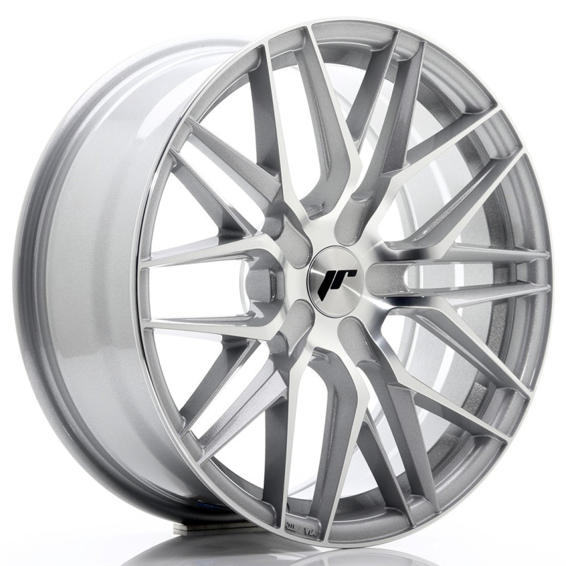 Jante Japan Racing JR-28 18x7.5 Gris Argenté / Poli