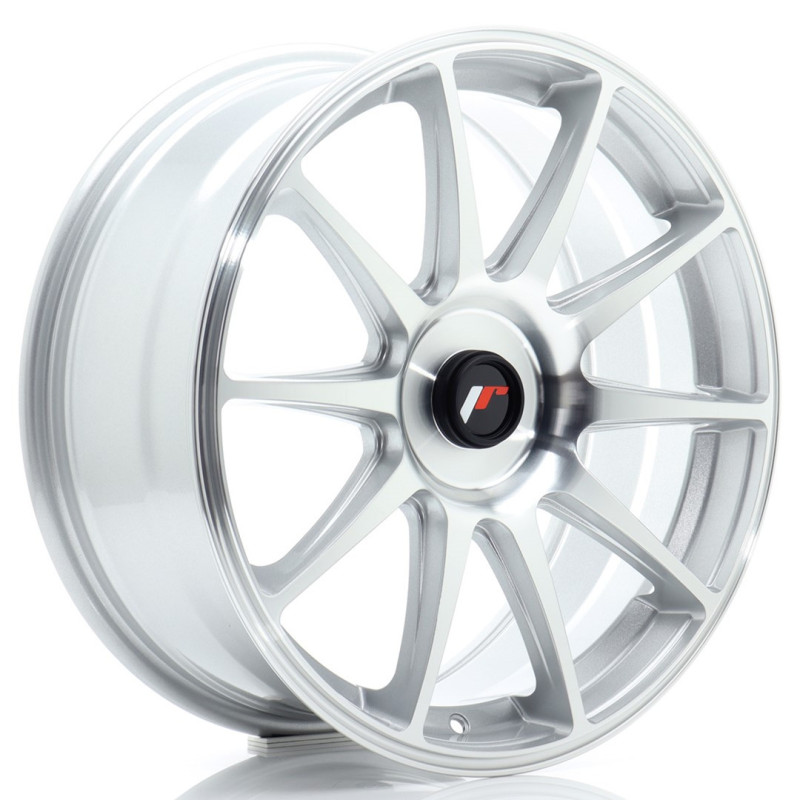 Jante Japan Racing JR-11 18x7.5 Gris Argenté / Poli