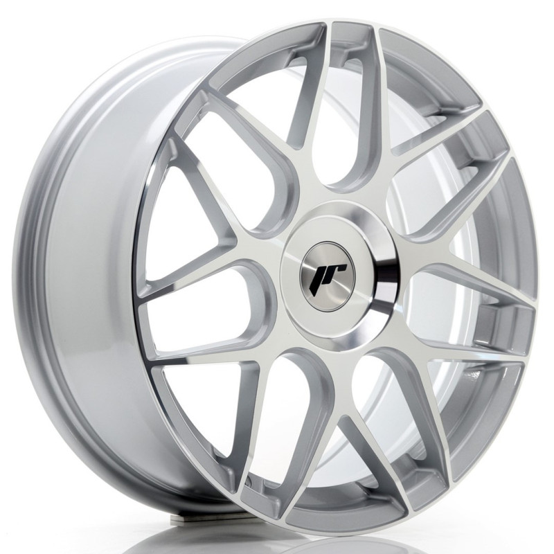Jante Japan Racing JR-18 18x7.5 Gris Argenté / Poli