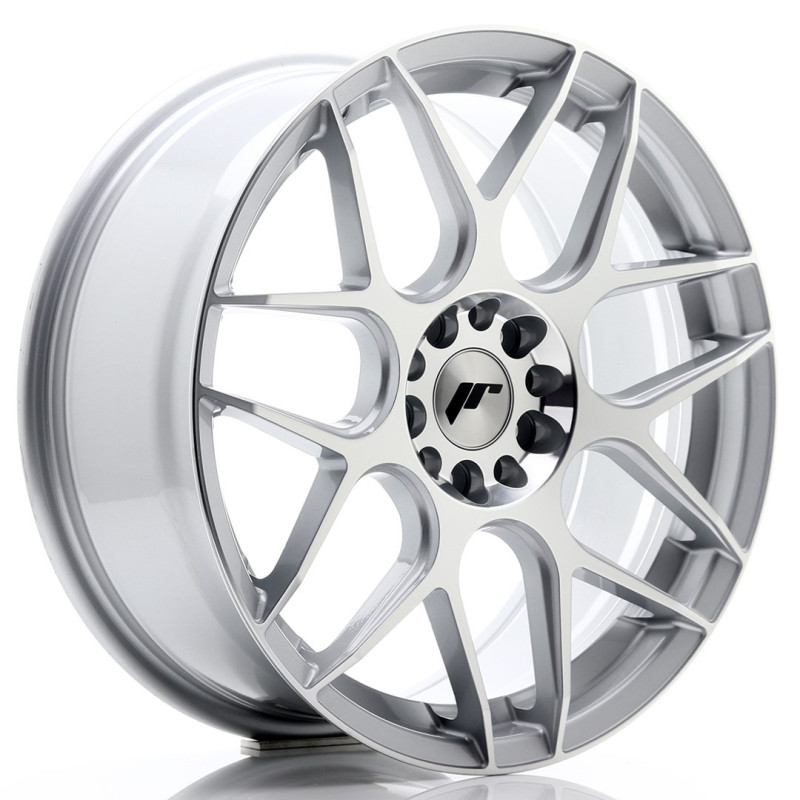 Jante Japan Racing JR-18 18x7.5 Gris Argenté / Poli