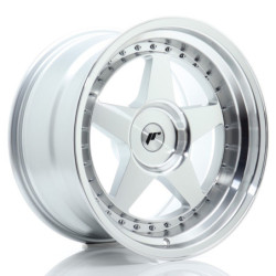 Jante Japan Racing JR-6 18x10 Gris Argenté / Poli