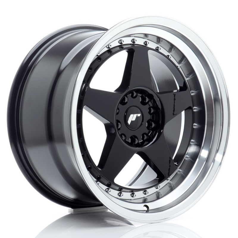 Jante Japan Racing JR-6 18x10.5 Noir / Brillant