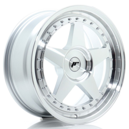 Jante Japan Racing JR-6 18x8.5 Gris Argenté / Poli