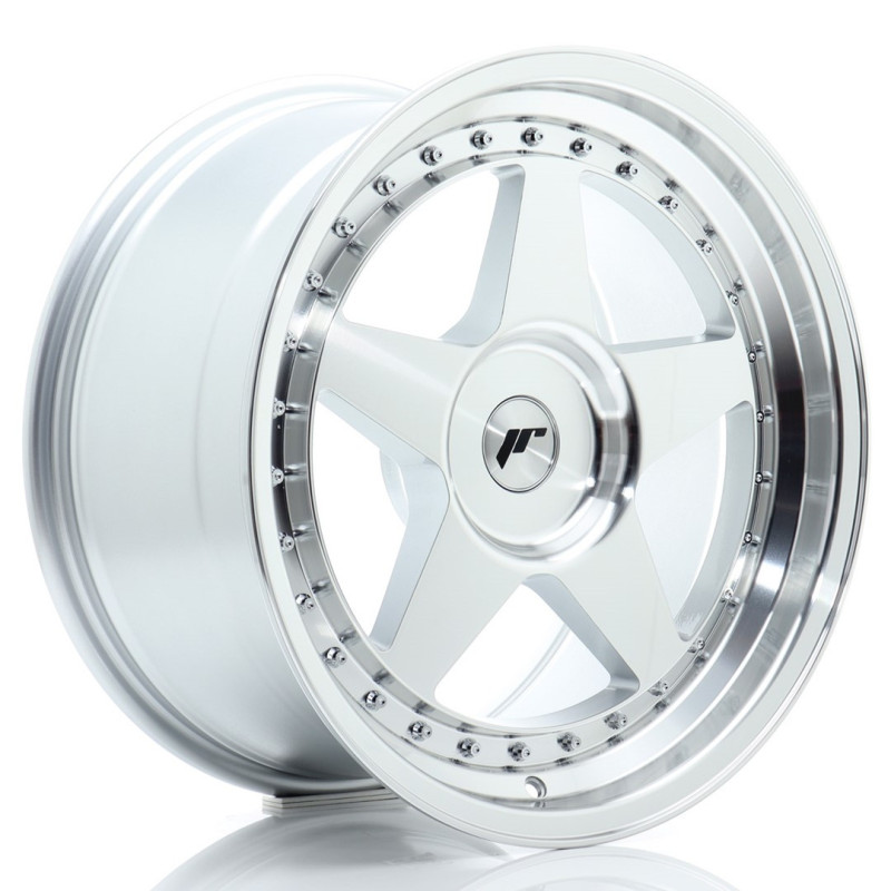 Jante Japan Racing JR-6 18x9 Gris Argenté / Poli