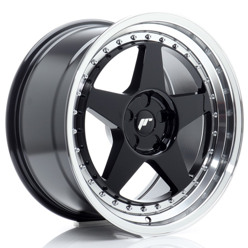 Jante Japan Racing JR-6 18x9.5 Noir / Brillant