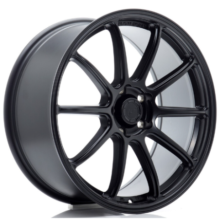 Japan Racing SL-04 Super Light 19x10" (5 trous - sur mesure) ET15-51, Noir Brillant