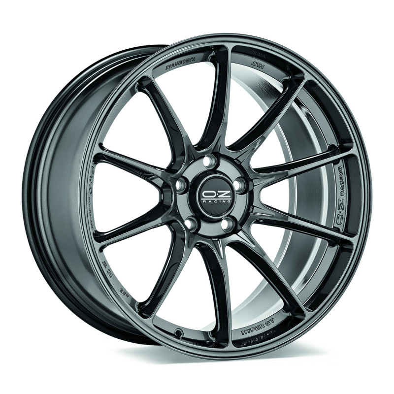 Jante OZ Hyper GT HLT 18x7 Gris Foncé / Anthracite