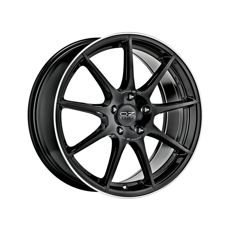 Jante OZ Veloce GT 18x8 Noir / Brillant