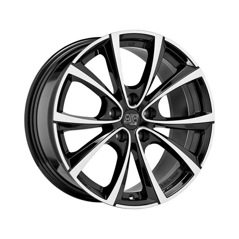 Jante MSW MSW 27 19x9.5 Noir / Brillant