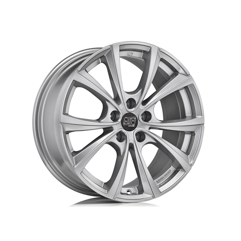 Jante MSW MSW 27T 19x9.5 Gris Argenté / Poli