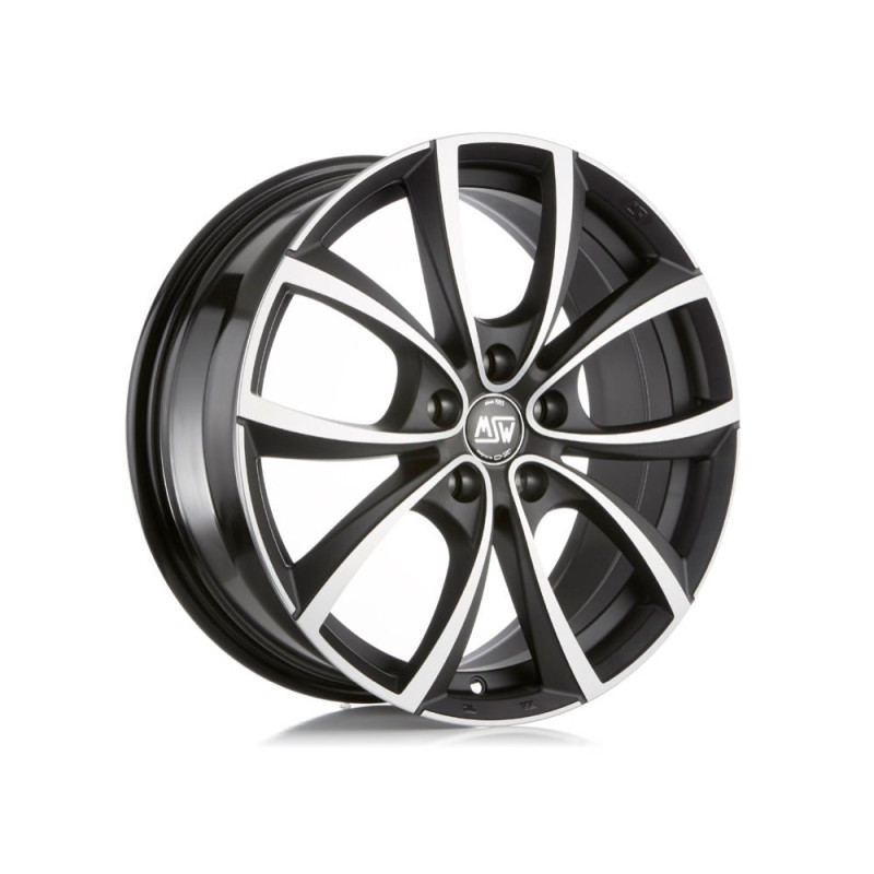 Jante MSW MSW 27 18x7.5 Noir / Brillant