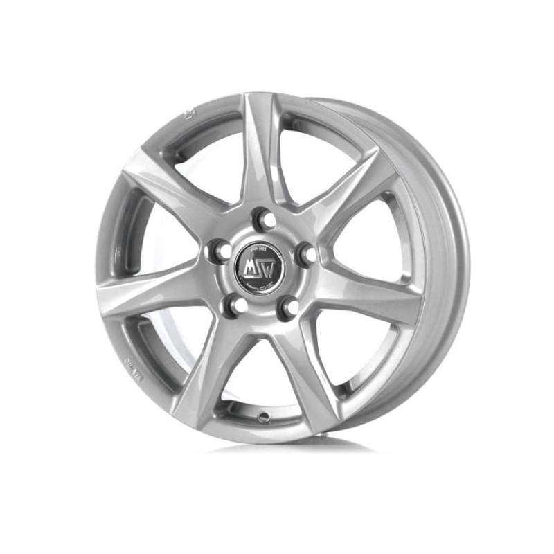 Jante MSW MSW 77 18x8 Gris Argenté / Poli