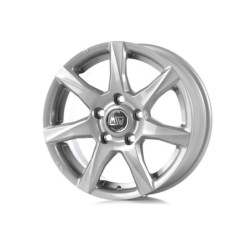 Jante MSW MSW 77 18x8 Gris Argenté / Poli