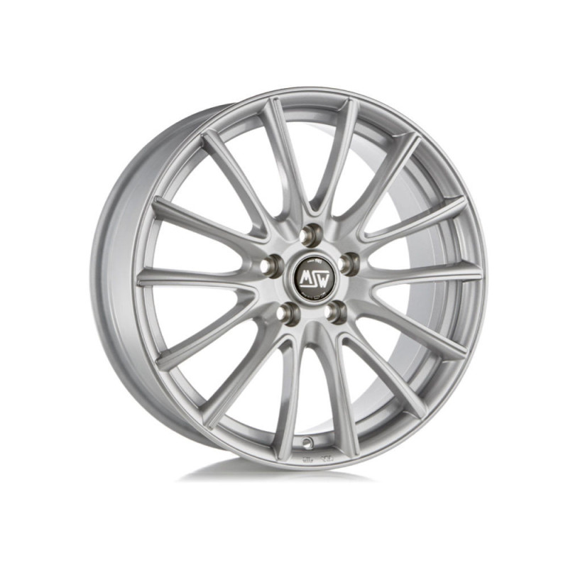 Jante MSW MSW 86 18x7.5 Gris Argenté / Poli