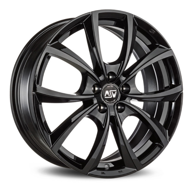 Jante MSW MSW 27 17x7.5 Noir / Brillant