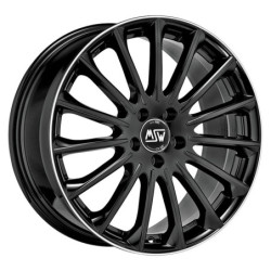 Jante MSW MSW 30 17x7.5 Noir / Brillant