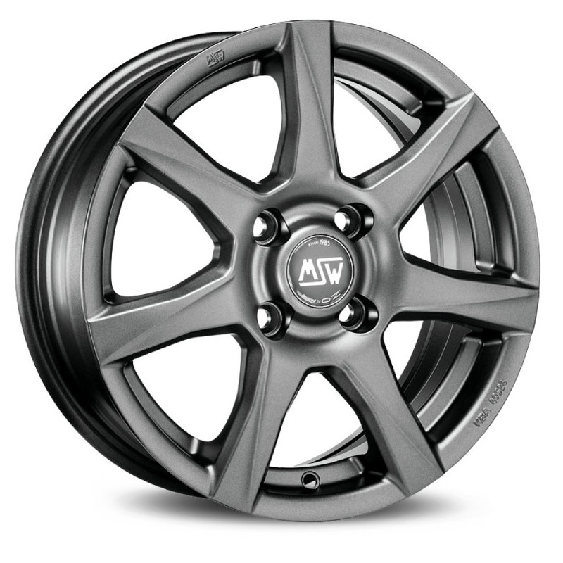Jante MSW MSW 77 17x7.5 Gris Foncé / Anthracite