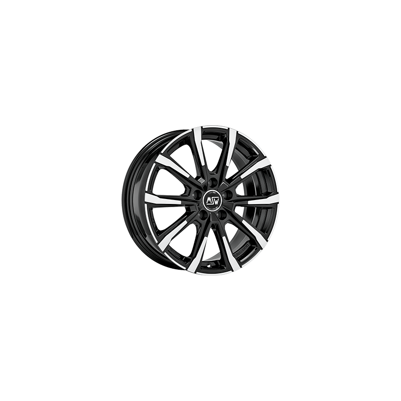 Jante MSW MSW 79 17x7 Noir / Brillant