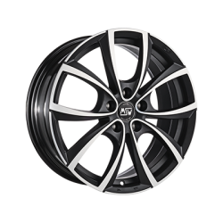 Jante MSW MSW 27 17x7.5 Noir / Brillant