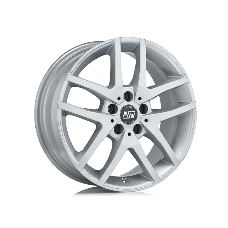 Jante MSW MSW 28 17x7 Gris Argenté / Poli