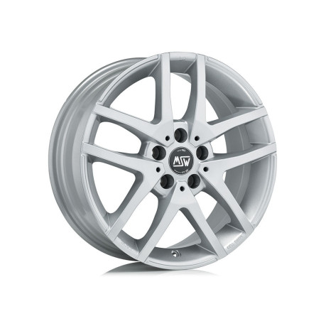 Jante MSW MSW 28 17x7 Gris Argenté / Poli
